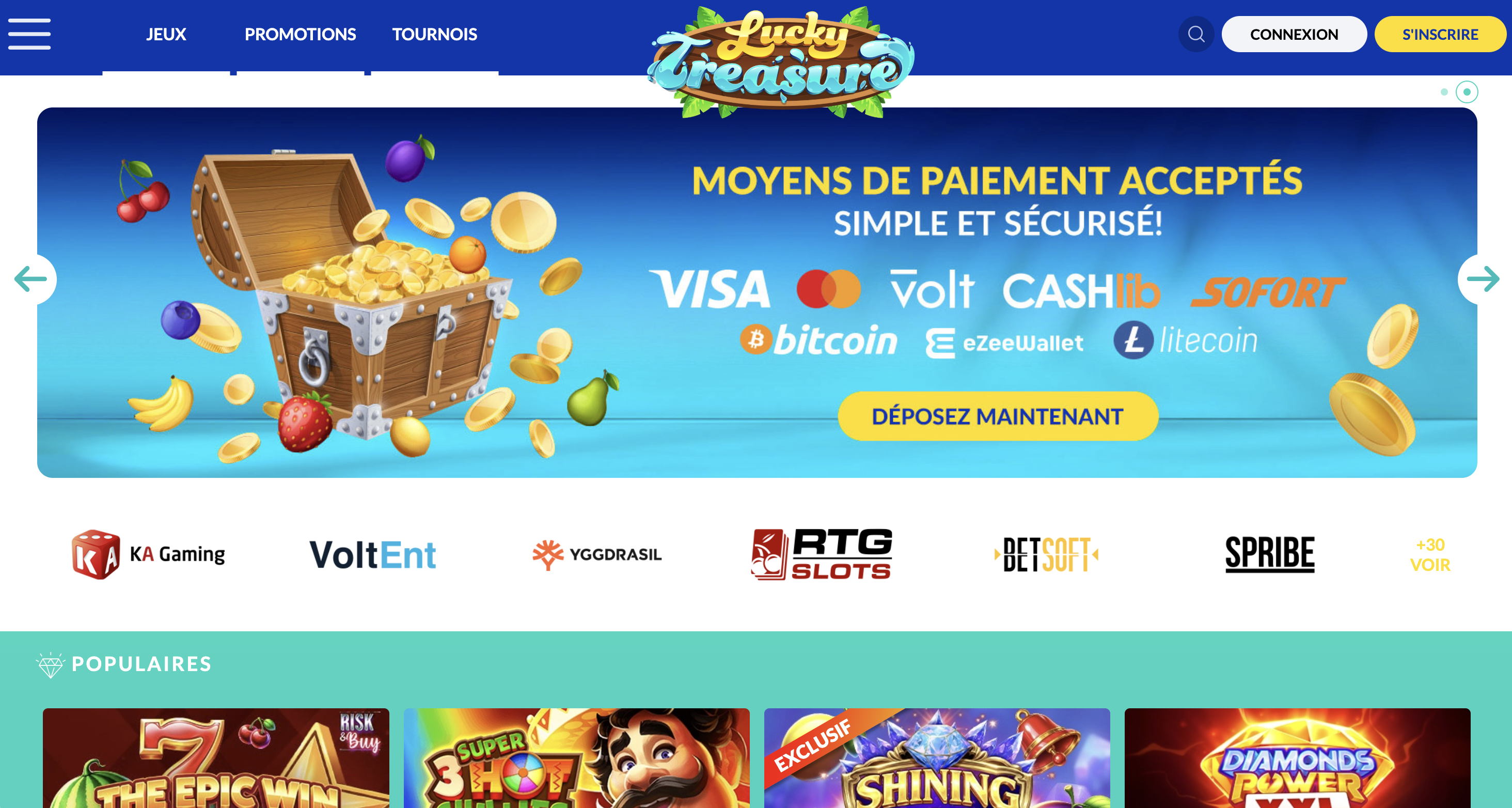 luckytreasure code bonus casino sans depot